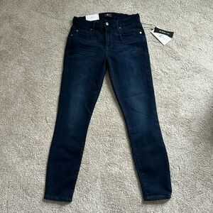 NWT 7 For All Mankind Women's Mid Rise Skinny Fit Ankle Jeans, 28